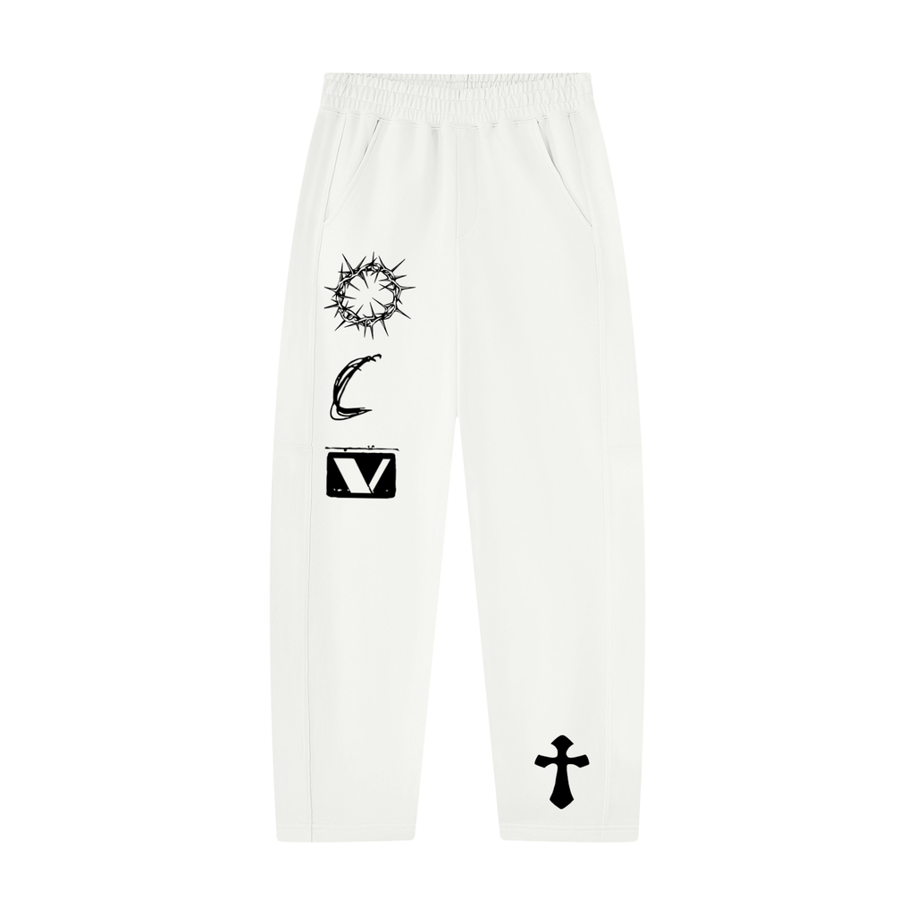 Scattered OCV Straight Hem Sweatpants